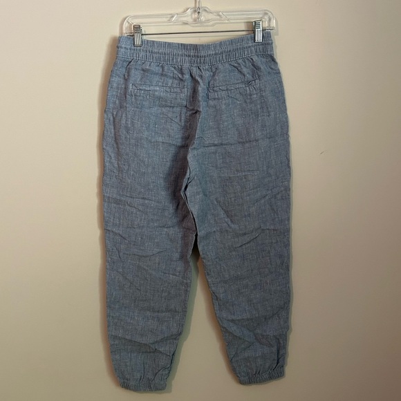 Athleta Retreat Linen Jogger in Blue Size 4 Petite - Picture 6 of 10